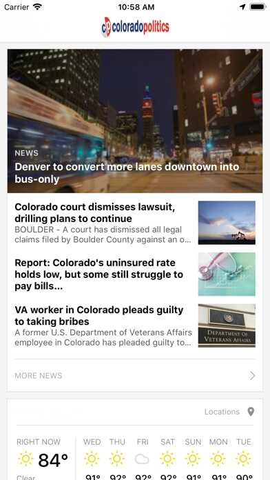Emulate iPhone app Colorado Politics using MyAndroid Emulate iPhone app Colorado Politics using MyAndroid