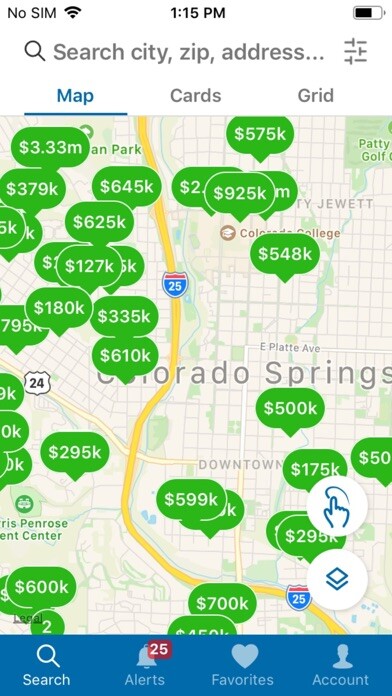 Emulate iPhone app Colorado Springs Home Search using MyAndroid Emulate iPhone app Colorado Springs Home Search using MyAndroid