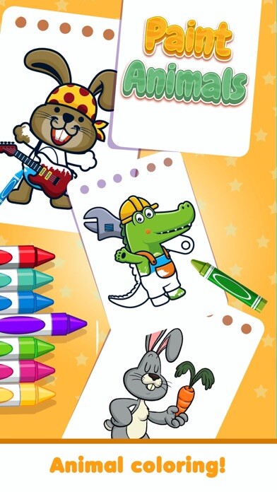 Emulate iPhone app Color animals - zoo and pets using MyAndroid Emulate iPhone app Color animals - zoo and pets using MyAndroid