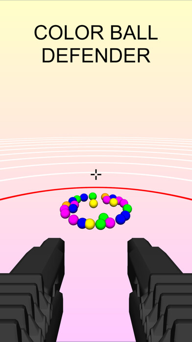 Emulate iPhone app Color Ball Defender using MyAndroid