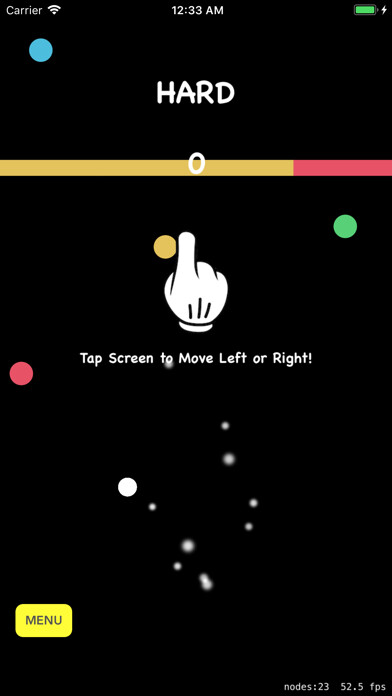 Emulate iPhone app Color Ball - Simple. Fun. using MyAndroid