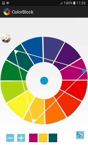 Emulate Android APK Color Block for designers