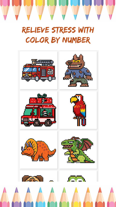 Emulate iPhone app Color By Number & Fun Coloring using MyAndroid Emulate iPhone app Color By Number & Fun Coloring using MyAndroid