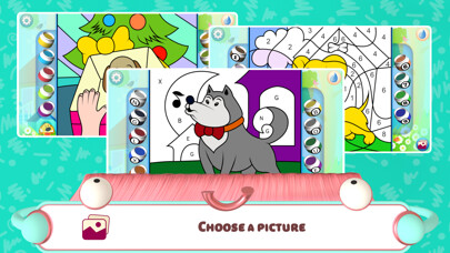 Emulate iPhone app Color by Numbers - Dogs using MyAndroid