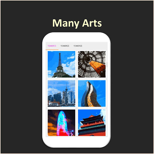Run android online APK Color by Number - tower - Pixel Art from MyAndroid or emulate Color by Number - tower - Pixel Art using MyAndroid