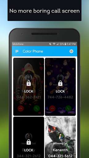 Run android online APK Color Call - Call screen themes, Led flash from MyAndroid or emulate Color Call - Call screen themes, Led flash using MyAndroid