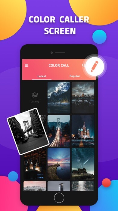 Emulate iPhone app Color Call - Color call screen using MyAndroid Emulate iPhone app Color Call - Color call screen using MyAndroid