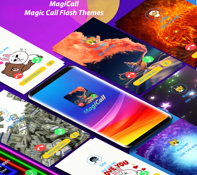Run android online APK Color Call Flash - Color Phone Call Screen Theme from MyAndroid or emulate Color Call Flash - Color Phone Call Screen Theme using MyAndroid