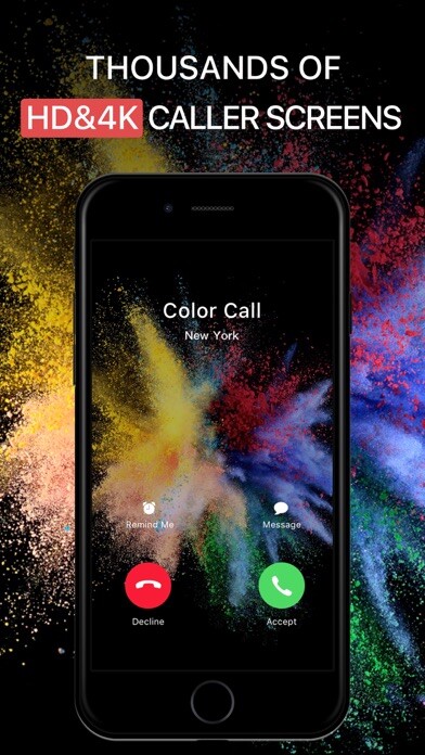 Emulate iPhone app Color Call Pro- colorful call using MyAndroid Emulate iPhone app Color Call Pro- colorful call using MyAndroid