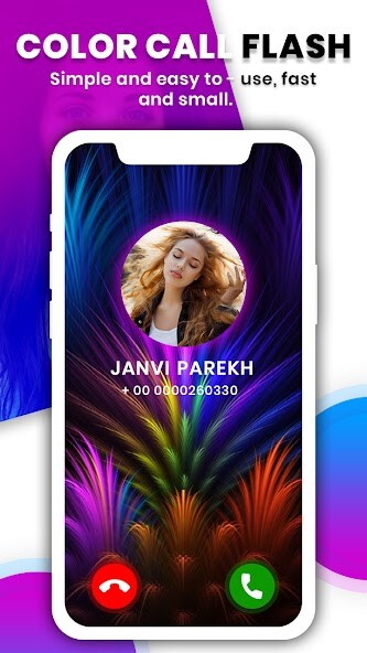 Run android online APK Color call screen theme : call from MyAndroid or emulate Color call screen theme : call using MyAndroid
