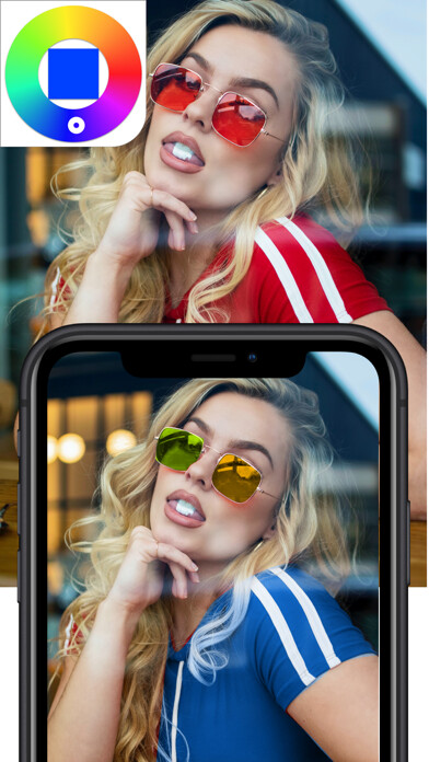 Emulate iPhone app Color Changer Camera using MyAndroid