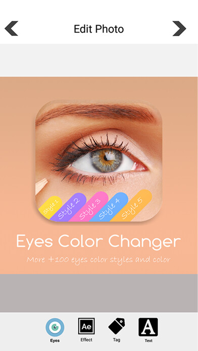 Emulate iPhone app Color Changer Editor using MyAndroid