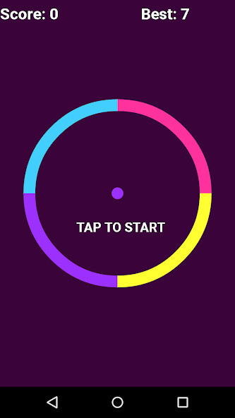 Emulate Android APK Color Circle Pong