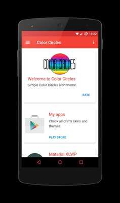 Emulate Android APK Color Circles Icon Theme