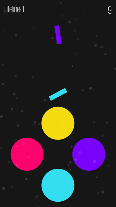 Emulate iPhone app Color Circle - Tap to Switch using MyAndroid