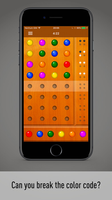 Emulate iPhone app Color Code Breaker using MyAndroid Emulate iPhone app Color Code Breaker using MyAndroid