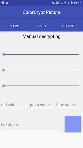 Run android online APK ColorCrypt Picture from MyAndroid or emulate ColorCrypt Picture using MyAndroid