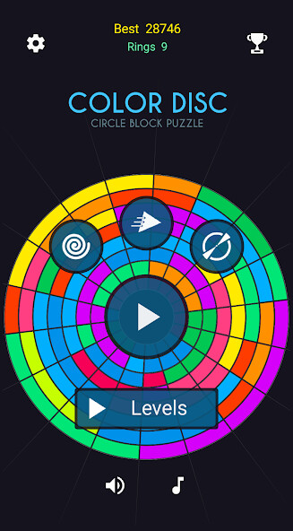 Run android online APK Color Disc Circle Block Puzzle from MyAndroid or emulate Color Disc Circle Block Puzzle using MyAndroid