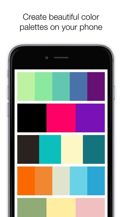 Emulate iPhone app Colordot by Hailpixel - A color picker for humans using MyAndroid