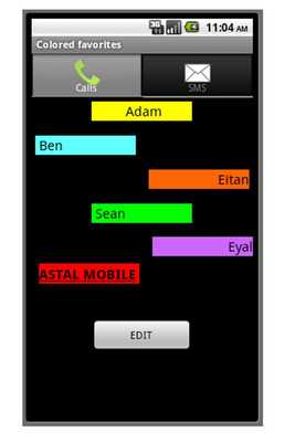 Emulate Android APK Colored Favorites