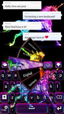 Emulate Android APK Colored Flame Unicorn