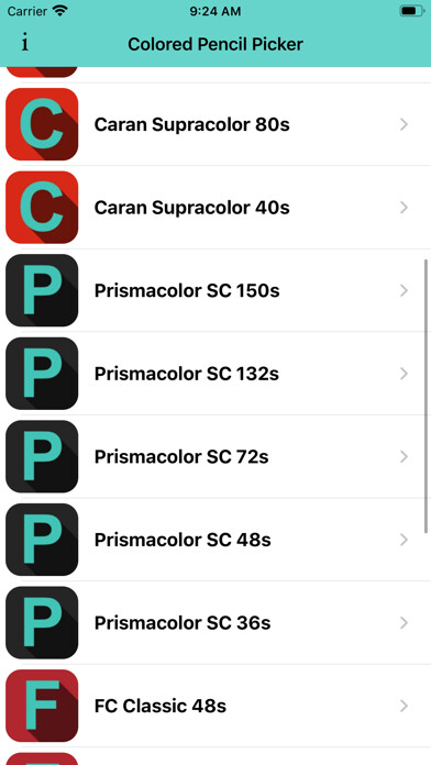Emulate iPhone app Colored Pencil Picker using MyAndroid Emulate iPhone app Colored Pencil Picker using MyAndroid