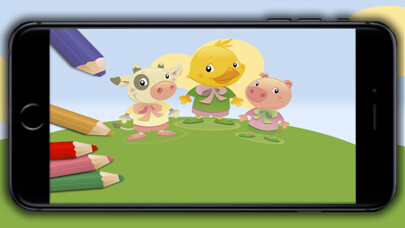 Emulate iPhone app Color farm animals - coloring book using MyAndroid Emulate iPhone app Color farm animals - coloring book using MyAndroid