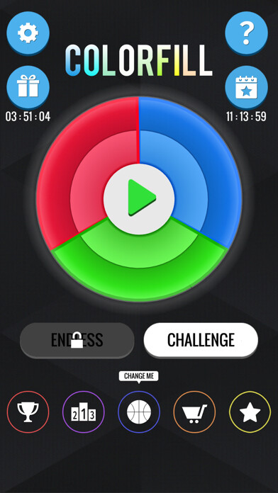 Emulate iPhone app Colorfill Balls using MyAndroid