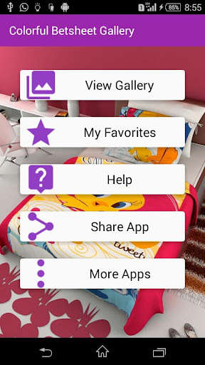 Run android online APK Colorful Bedsheet Gallery from MyAndroid or emulate Colorful Bedsheet Gallery using MyAndroid