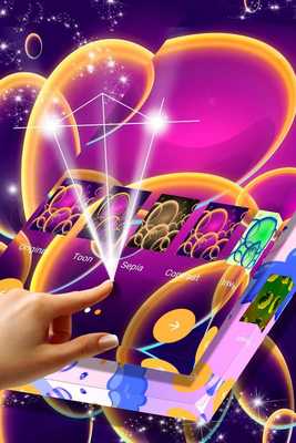 Emulate Android APK Colorful Bubbles Wallpaper Pack