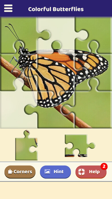 Emulate iPhone app Colorful Butterflies Puzzle using MyAndroid Emulate iPhone app Colorful Butterflies Puzzle using MyAndroid