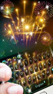 Emulate Android APK Colorful Fireworks Keyboard