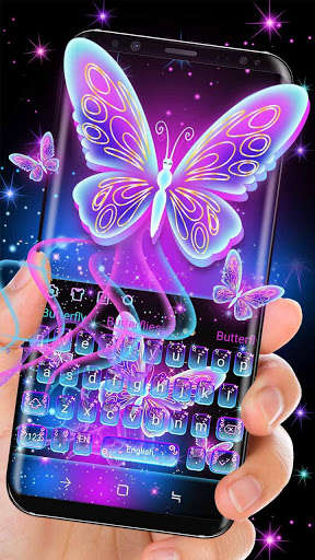 Run android online APK Colorful Glitter Neon Butterfly from MyAndroid or emulate Colorful Glitter Neon Butterfly using MyAndroid