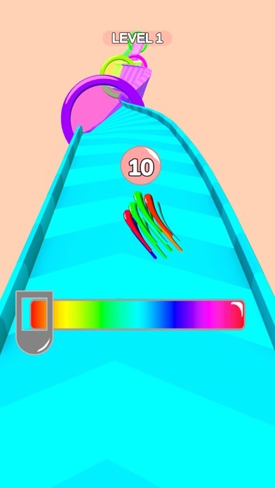 Emulate iPhone app Colorful Hair 3D using MyAndroid