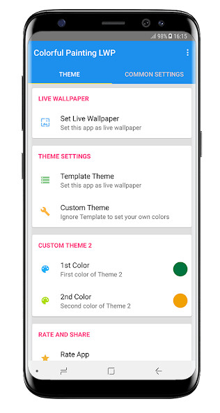 Emulate Android APK Colorful Painting Live Wallpaper Emulate Android APK Colorful Painting Live Wallpaper