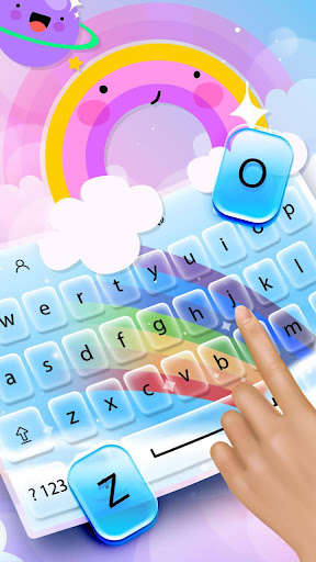 Emulate Android APK Colorful Rainbow KeyboardTheme