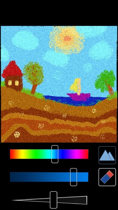 Emulate iPhone app Colorful Sand Painting using MyAndroid Emulate iPhone app Colorful Sand Painting using MyAndroid