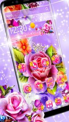 Emulate Android APK Colorful Shiny Flower Theme Emulate Android APK Colorful Shiny Flower Theme