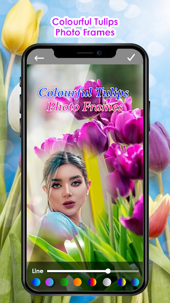 Emulate Android APK Colorful Tulips Photo Frames