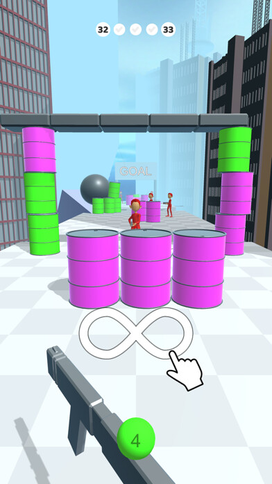 Emulate iPhone app Color Gun 3D using MyAndroid Emulate iPhone app Color Gun 3D using MyAndroid