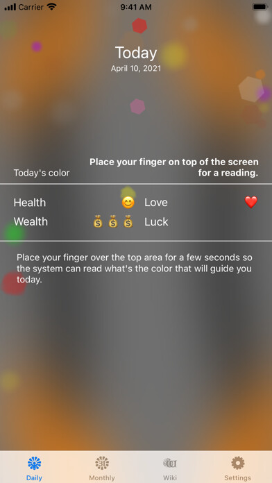 Emulate iPhone app Color Horoscope using MyAndroid Emulate iPhone app Color Horoscope using MyAndroid