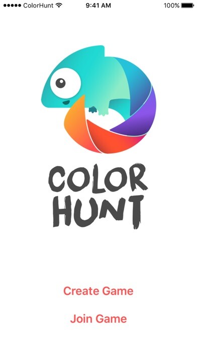 Emulate iPhone app ColorHunt - Color Scavenger Hunt using MyAndroid