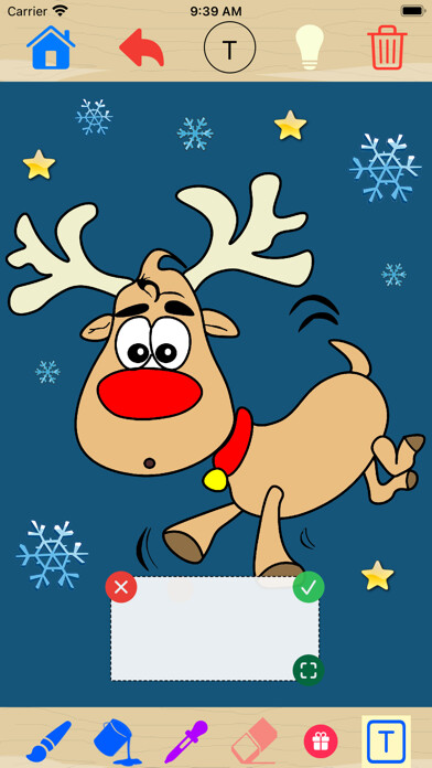 Emulate iPhone app Coloriez - Christmas using MyAndroid