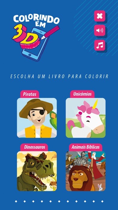 Emulate iPhone app Colorindo em 3D using MyAndroid