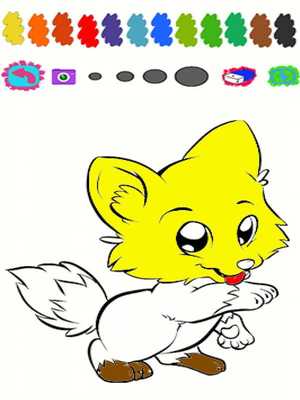 Emulate Android APK Coloring Animation Fox Kids