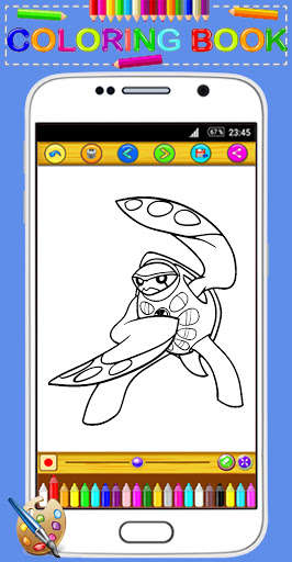 Run android online APK Coloring Ben I0 Color & Draw from MyAndroid or emulate Coloring Ben I0 Color & Draw using MyAndroid