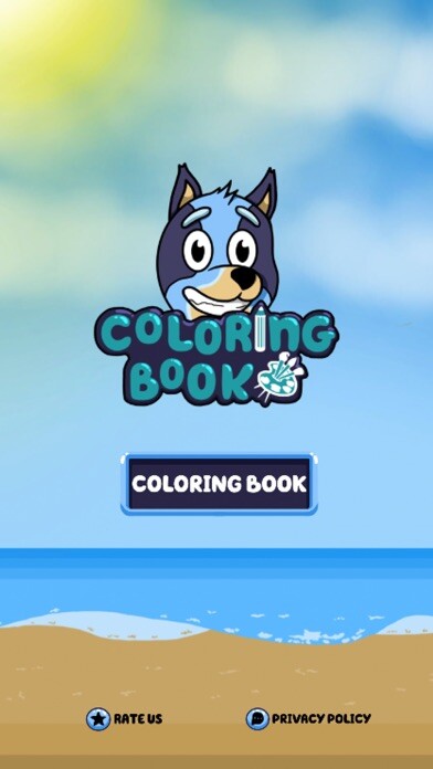 Emulate iPhone app Coloring Bluey by number using MyAndroid Emulate iPhone app Coloring Bluey by number using MyAndroid