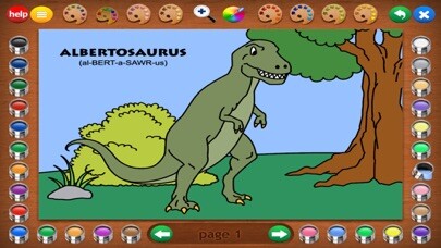 Emulate iPhone app Coloring Book 2: Dinosaurs using MyAndroid Emulate iPhone app Coloring Book 2: Dinosaurs using MyAndroid