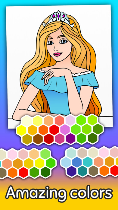 Emulate iPhone app Coloring book 4 girls using MyAndroid Emulate iPhone app Coloring book 4 girls using MyAndroid