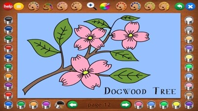 Emulate iPhone app Coloring Book 4: Plants using MyAndroid